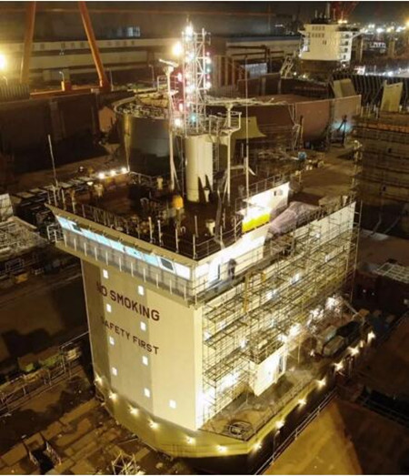 黃船海工H5618上建吊裝完整性創海工歷史紀錄