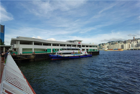 珠江船務香港“中環-紅磡”渡輪航線順利啟航