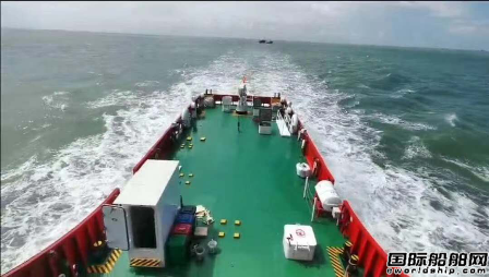 中國電科海電院打造首艘智能船舶完成試航
