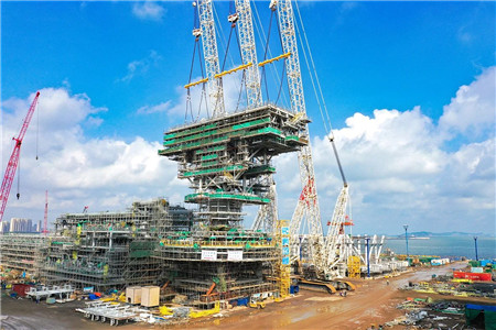 蓬萊巨濤完成SOFEC埃尼轉塔建造項目階段性合攏