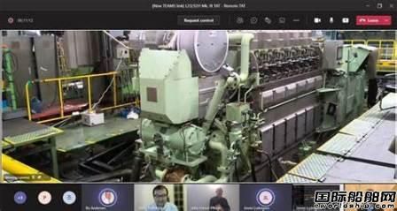 MAN和STX發動機合作首次完成發動機遠程船級社型式批復測試