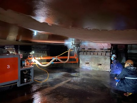 中國船舶十一所研發(fā)超高壓水除銹新工藝新技術(shù)