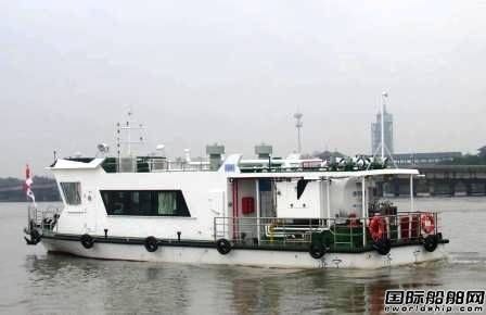 國內首艘純LNG燃料內河公務船完成試航