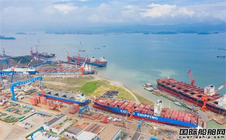 舟山中遠海運重工圓滿完成三艘同塢船舶塢修工程