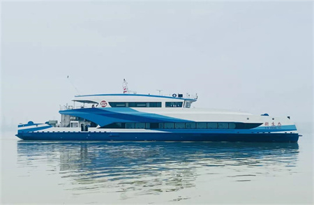 益陽中海船舶建造世界首艘純超級(jí)電容動(dòng)力渡輪順利試航