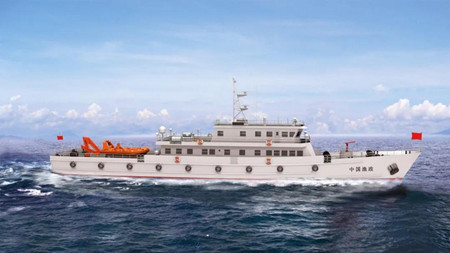 武漢理工船舶中標射陽300噸級漁政船設計項目