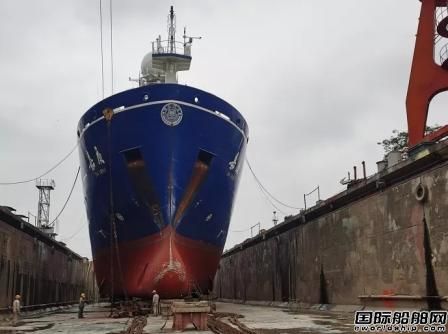 馬尾造船修船事業部完成“嘉庚”號科考船檢修任務