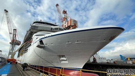 Fincantieri為大洋郵輪建造首艘Allura級郵輪出塢