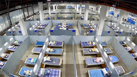 中國船舶集團(tuán)牽頭建設(shè)的長興島防疫抗疫工程全面投入使用