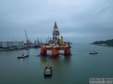 招商工業“奮進號”平臺完成階段性在廠修理目標