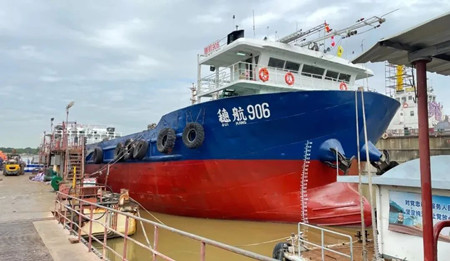 “穗航906”LNG動(dòng)力改造順利完成試航