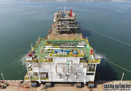 亞洲第一深水導管架平臺“海基一號”海上安裝全部完成
