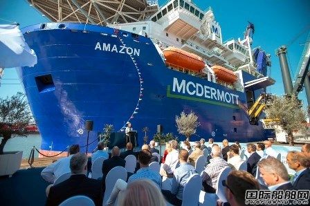 McDermott完成超深水鋪管船“Amazon”號改裝