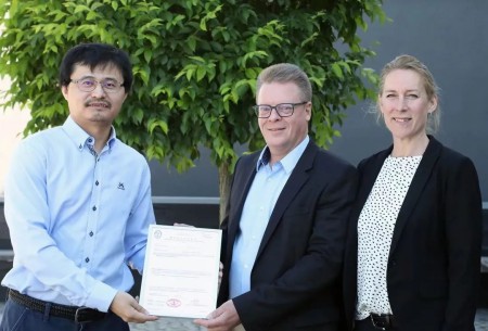 中國船級社簽發首張船舶及海上移動平臺水密電纜穿艙件檢測的供方認可證書