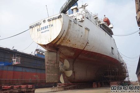 中船澄西交付第三艘改裝牲畜船“伊莎貝斯”輪