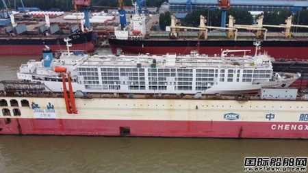 中船澄西交付第三艘改裝牲畜船“伊莎貝斯”輪