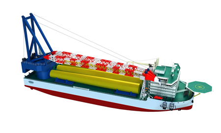 上船院和韓通集團簽署4000噸全回轉起重船設計合同