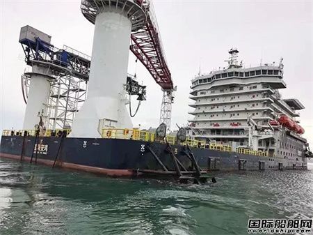 瀚海船業(yè)承修一艘大型五星級(jí)工業(yè)居住駁完工