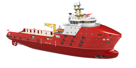 上船院Tuna A160型10000kW守護救助船通過方案設計審查
