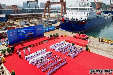 全球首艘大型DP淺水特種作業船“東方物探創新者”號交付