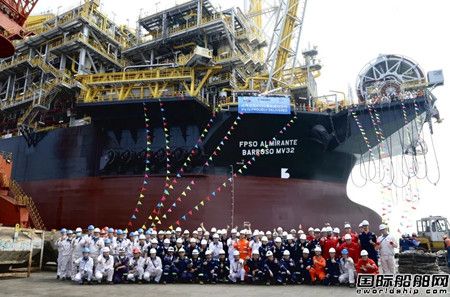 大連中遠海運重工改裝FPSO Almirante Barroso MV32交付開航