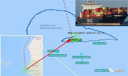 事故頻發(fā)!MSC旗下兩艘集裝箱船先后出現(xiàn)故障