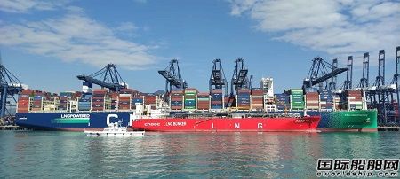 全球最大LNG運輸加注船“海洋石油301”完成首船加注