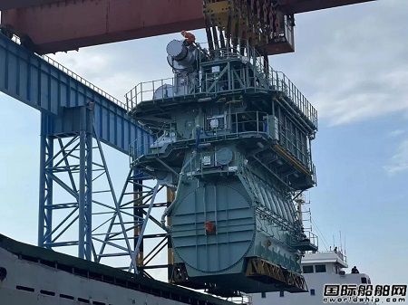 中國船柴本部發運新年首臺主機