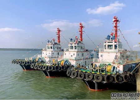 浙石化舟港拖輪3艘新建拖輪正式投用