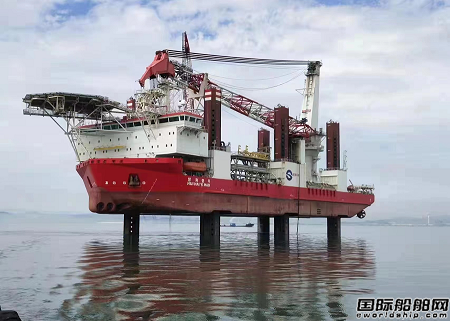 “慧海壹號”輪完成山東海域兩臺風(fēng)機(jī)機(jī)組安裝作業(yè)