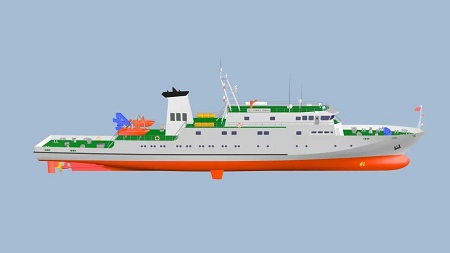 七〇二所成功中標兩艘800噸級漁政船設計項目