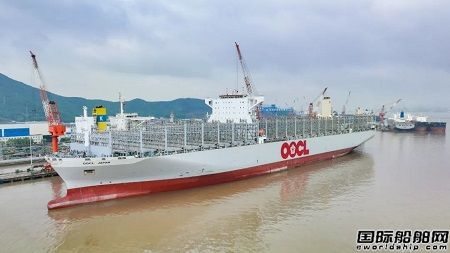 舟山中遠海運重工10天完成“OOCL JAPAN”輪岸電升級改造工程