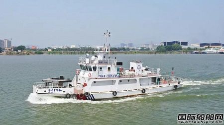 江龍船艇建造30米級航標船“海巡17064”船成功試航