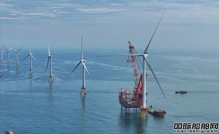 “白鶴灘”號完成全球首臺16兆瓦海上風電機組安裝