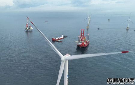 “白鶴灘”號完成全球首臺16兆瓦海上風電機組安裝