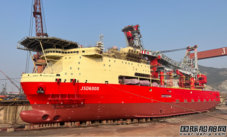 振華重工承建JSD6000鋪管船順利出塢