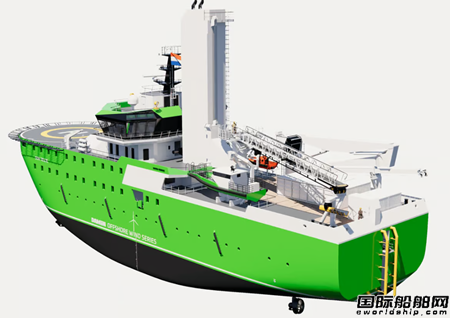 達門船廠推出全球首艘海上充電全電動SOV