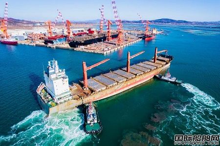 第50艘！大船長興承修地中海航運(yùn)“MSC CORCOVDO III”輪