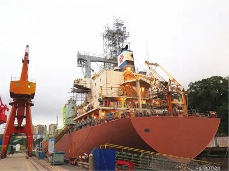 福建船政重工今年已成功交船28艘全年有望交船34艘