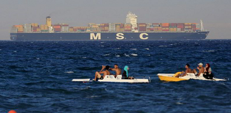 地中海航運(yùn)證實(shí)旗下一艘集裝箱船在紅海被襲擊