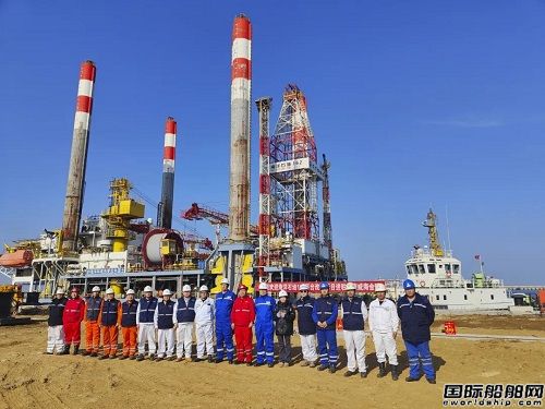 威海金陵維保中海油“海洋石油162”平臺進廠