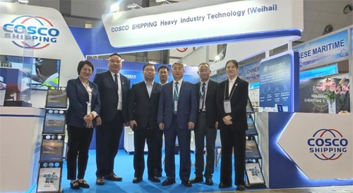 威海重工科技亮相日本國際海事展