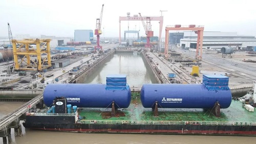 完美收官!華滋能源向三菱造船交付第6船套LNG燃料罐