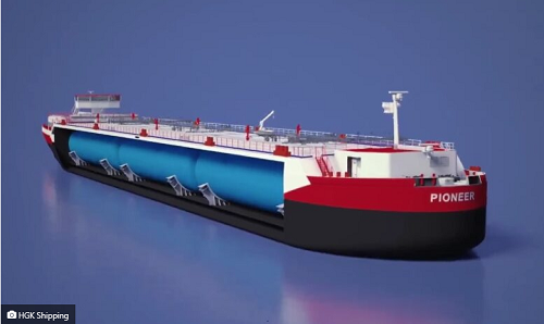 HGK Shipping推出液氨/LCO2運輸船新設計