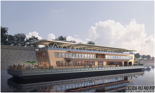 武漢理工船舶設計國內首艘入級CCS的商業體躉船即將投入使用