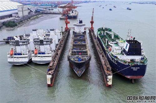 中船澄西提前三天完成“阿格海”輪塢內改裝工程