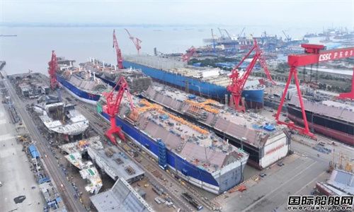 再創新紀錄!滬東中華兩艘第五代LNG船同日出塢