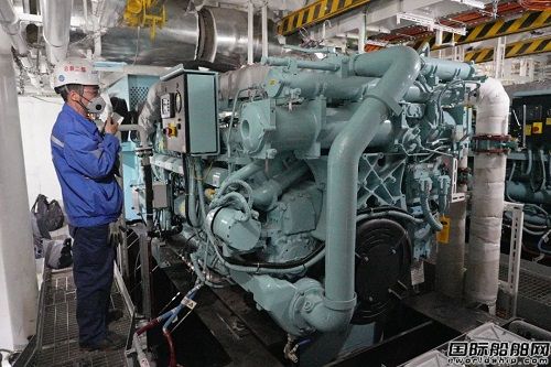 第二艘國產大型郵輪實現應急發電機塢內動車
