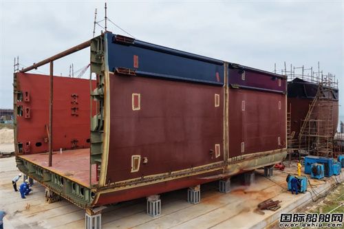 突破！中船廣西造船首次完成大型環段轉運搭載
