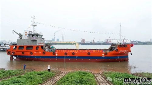 湘船重工首艘“長(zhǎng)沙造”出口海外成品油船吉水